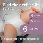 Bambo Nature Hypoallergenic Baby Diapers, Eco-Labelled Sustainable Diapers, Enhanced Leakage Protection, Totally Chlorine-free, Skin Friendly, and Super Absorbent - Size 6 (24 Count)