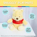 Kids Preferred Disney Baby Winnie the Pooh and Friends Stuffed Animal with Jingle and Crinkle, Pooh 12”