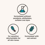 Aveeno Kids Face & Body Wash for Sensitive Skin, Oat Extract, Tear-Free, Non-Drying, Light Scent, Pump Dispenser, Hypoallergenic, Sulfate & Dye Free, 18 fl oz