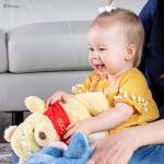 Kids Preferred Disney Baby Winnie the Pooh and Friends Stuffed Animal with Jingle and Crinkle, Pooh 12”