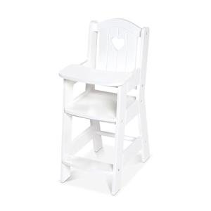 Melissa & Doug Play High Chair Pretend Play High Chair Baby Doll Accessories
