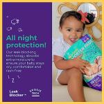 Sposie Overnight Diaper Booster Pads, Stops Leaks and Bedwetting, Original Adhesive-Free Absorbent Inserts, Helps Reduce Nighttime Changes and Rash, Use with Sizes 4-6, Made in U.S.A. 90 ct.