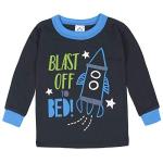 Gerber Baby Boys' 4-Piece Pajama Set, Space Blue, 18 Months