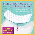 Sposie Overnight Diaper Booster Pads, Stops Leaks and Bedwetting, Original Adhesive-Free Absorbent Inserts, Helps Reduce Nighttime Changes and Rash, Use with Sizes 4-6, Made in U.S.A. 90 ct.