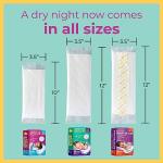Sposie Overnight Diaper Booster Pads, Stops Leaks and Bedwetting, Original Adhesive-Free Absorbent Inserts, Helps Reduce Nighttime Changes and Rash, Use with Sizes 4-6, Made in U.S.A. 90 ct.
