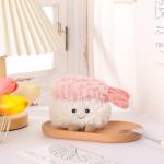Apricot Lamb Sushi Plush Food Plushies Stuffed Animals for Kids, Soft Cute Plush Toys for Baby Girl and Boy, Fluffy Shrimp Sushi 3.5 Inches