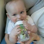 Dr. Brown's Anti-Colic Options+ Wide-Neck Baby Bottle Designer Edition Bottles, Woodland Decos, 5 oz/150 mL, Level 1 Nipple, 0m+, 2-Pack