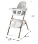 Graco EveryStep 6 in 1 High Chair, Babies and Toddlers Portable Slim High Chair with 6 Growing Stages from Infant to Toddler Seating, Convenient for Dining Time, Featured Design in Misty
