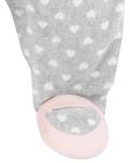 Simple Joys by Carter's Baby Girl's 2-Pack Fleece Footed Sleep and Play Sleepwear, purple/flowers/grey dot, 0-3 Months