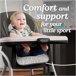 Graco® Table2Table LX 6-in-1 Highchair, Arrows with Infant Head Support & One-Hand Removable Tray