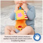 Ms. Rachel Official Herbie Sensory Take-Along Toy, Baby Swing & Baby Stroller Teething Toys w/Rattle & Clip, Toddler Toys for Girls & Boys Ages 3 Months to 1+