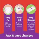 Huggies Size 5 Baby Diapers, Little Movers HuggFit 360° Baby Diapers with 360° Waistband, Size 5 (27+ lbs), 56 Count, Packaging May Vary