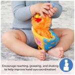 Ms. Rachel Official Herbie Sensory Take-Along Toy, Baby Swing & Baby Stroller Teething Toys w/Rattle & Clip, Toddler Toys for Girls & Boys Ages 3 Months to 1+