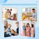 Montessori Baby Play Gym & Activity Mat for Brain Development (0-12Mo) | 5-Sensory Zones + 5 Toys |Portability Tummy Time Activity Mat Stage-Based for Newborn Brain Development Essential & Gift-Ready