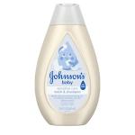 Johnson's Sensitive Care Baby Wash & Shampoo, Daily Moisturizing 2-in-1 Baby Wash & Shampoo to Gently Cleanse Without Drying Out Sensitive Skin, Light Scent, Hypoallergenic, 13.6 fl. oz
