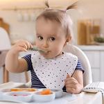 PandaEar 7 Pack Silicone Baby Feeding Spoon | Baby Led Weaning Supplies | Toddler Infant Feeding Spoon First Stage