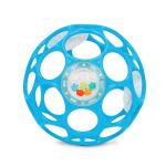 Bright Starts Oball Easy-Grasp Rattle BPA-Free Infant Toy in Blue, Age Newborn and up, 4 Inches