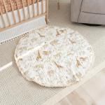 Crane Baby Activity Mat, Baby Play Mat for Boys and Girls, Safari Animal, 40" x 40", Baby Must Haves, Jungle Nursery Decor Infant Play Mat, Tummy Time Baby Floor Mat, Kids Play Mat, Tummy Time Mat