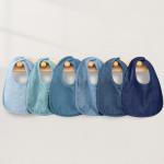 Wrrernsin Muslin Baby Bibs for Unisex Boys Girls, Cotton Drool Bib, Adjustable Newborn Bib for Drooling and Teething