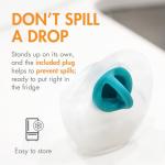 Boon Trove Silicone Manual Breast Pump - Passive Milk Collector - Hands Free Breast Pump for Nursing - Breastfeeding Essentials - 1 Count