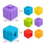Cosaway Stacking Blocks Toy for Baby 1-3 Years Preschool Educational Montessori Toys for Baby Gifts 1 2 3 Years Old
