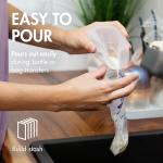 Boon Trove Silicone Manual Breast Pump - Passive Milk Collector - Hands Free Breast Pump for Nursing - Breastfeeding Essentials - 1 Count