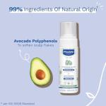 Mustela Cradle Cap Foam Shampoo for Newborn - Baby Shampoo with Naturally derived Avocado Polyphenols - Tear-Free & Fragrance-Free - 5.07 fl. oz.