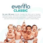 Evenflo Feeding Classic Prints Polypropylene Bottles for Baby, Infant and Newborn - Blue/Green/Teal, 8 Ounce (Pack of 12)
