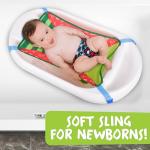 Cocomelon Baby 3-in-1 Sling and Seat Bath Tub with Removable Infant Support, Convertible Infant to Toddler Bath Tub with Seat, Shower Gift, Ages 0-24 Months