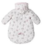 LONDON FOG Newborn Infant Baby Girl Boy Puffer Carbag Pram Bag Snowsuit Bunting - Pink (0/6 Months)