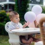 Maxi-Cosi Moa 8-in-1 High Chairs for Babies and Toddlers, Machine Washable Infant High Chair, Compact, Convertible High Chair Lightweight Design, Classic Slate