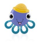 Nuby Vibe-EEZ Vibrating Teether - Battery Powered - Textured Surface and Easy to Grasp Toy for Baby Teething Relief - 3+ Months - Octopus