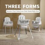 Portable Baby Highchair for Months Infants and Toddlers with 5 Point Harness Convertible Comfortable Seat for Cozy Eating Table Sit Up High Chair and Seats for Sitting Up Back Booster Feeding Chairs