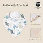 CIVARUA KIDS Muslin Baby Bibs 8 Pack, Baby Bandana Drool Bib for Drooling and Teething, Cotton Soft Absorbent for Girls Boys BC