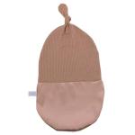 Silky Satin Lined Newborn Hat Hair Care Knot Beanie Hats for Infant Baby Boys Girls Caps 0-6 Months (0-6M Rib Camel)
