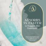 Pampers Amore, Size 0 (up to 10 lbs), 76 Count, Our Best Diaper – Hypoallergenic & Fragrance Free, Up to 100% Leakproof, Soft as Cashmere