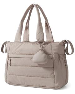 BAGSMART Diaper Bag Tote for Baby, Hospital Bag for Labor Delivery, Large Mommy Bag with Portable Changing Pad Pacifier Case for Travel Weekender Work