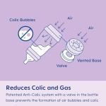 MAM Newborn Essentials Matte Feeding Set with Easy Start Anti-Colic Bottles 5oz, Self-Sterilizing, 0-3 Months Pacifiers and Skinsoft Silicone Nipples, Baby Gift, 10 Pieces