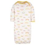 GerberBaby Girls4-Pack Sleeper GownGold0-6 Months