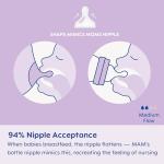 MAM Newborn Essentials Matte Feeding Set with Easy Start Anti-Colic Bottles 5oz, Self-Sterilizing, 0-3 Months Pacifiers and Skinsoft Silicone Nipples, Baby Gift, 10 Pieces