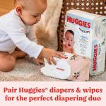 Huggies Simply Clean Fresh Scent Baby Wipes, 3 Flip-Top Packs of 64 (192 Wipes Total), Packaging May Vary