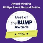Philips Avent Natural Baby Bottles with Natural Response Nipples (Slow Flow, Flow 2), 4oz, 4-Pack, SCY900/04
