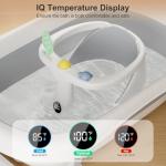 Baby Bath Seat for Babies 6 Months & Up - Bathtub Seats for Babies Sitting Up with Rinse Cup, Non-Slip, Comfortable, Infant Bath Essentials, Gray