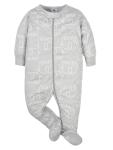 Gerber Unisex Baby 4 Pack Sleep 'N Play Footie Animals Green 0-3 Months