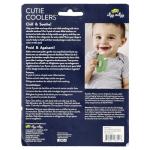 Itzy Ritzy Water-Filled Teethers - Cold Cutie Coolers Textured On Both Sides to Massage Sore Gums & Emerging Teeth - Can Be Chilled in Refrigerator, Set of 3 Green Cactus Water Teethers