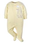 Gerber Unisex Baby 4 Pack Sleep 'N Play Footie Animals Green 0-3 Months