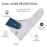 Muslin Baby Bibs for Boys Girls,10 Pack Super Absorbent Baby Bandana Drool Bibs Set for Teething and Drooling,100% Cotton Soft for Infant,Newborn