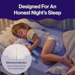 The Honest Company Comfort Dry Disposable Overnight Diapers for Sensitive Skin, Hypoallergenic, Baby Cozy Cloud and Star Signs Design Club Box Size 4 (22–37 lbs) 48 Count