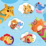 URMYWO Wrist Rattles for Baby - Rattle Socks - Foot Finder Set - Baby Toys for 0-12 Months Infant - Newborn Essentials - Early Learning Sensery Toys for Boy Girl as Shower Gifts Easter Basket Stuffer