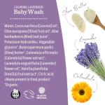 Earth Mama Calming Lavender Baby Wash Liquid Foaming Hand Soap, Organic All-Purpose Lavender Body Wash for Sensitive Skin, Castile Soap with Coconut Oil, Shea Butter, Calendula, & Aloe, 5.3 Fl Oz